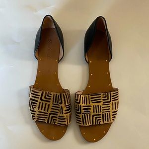 EUC Madewell Thea Calf Hair Sandals!